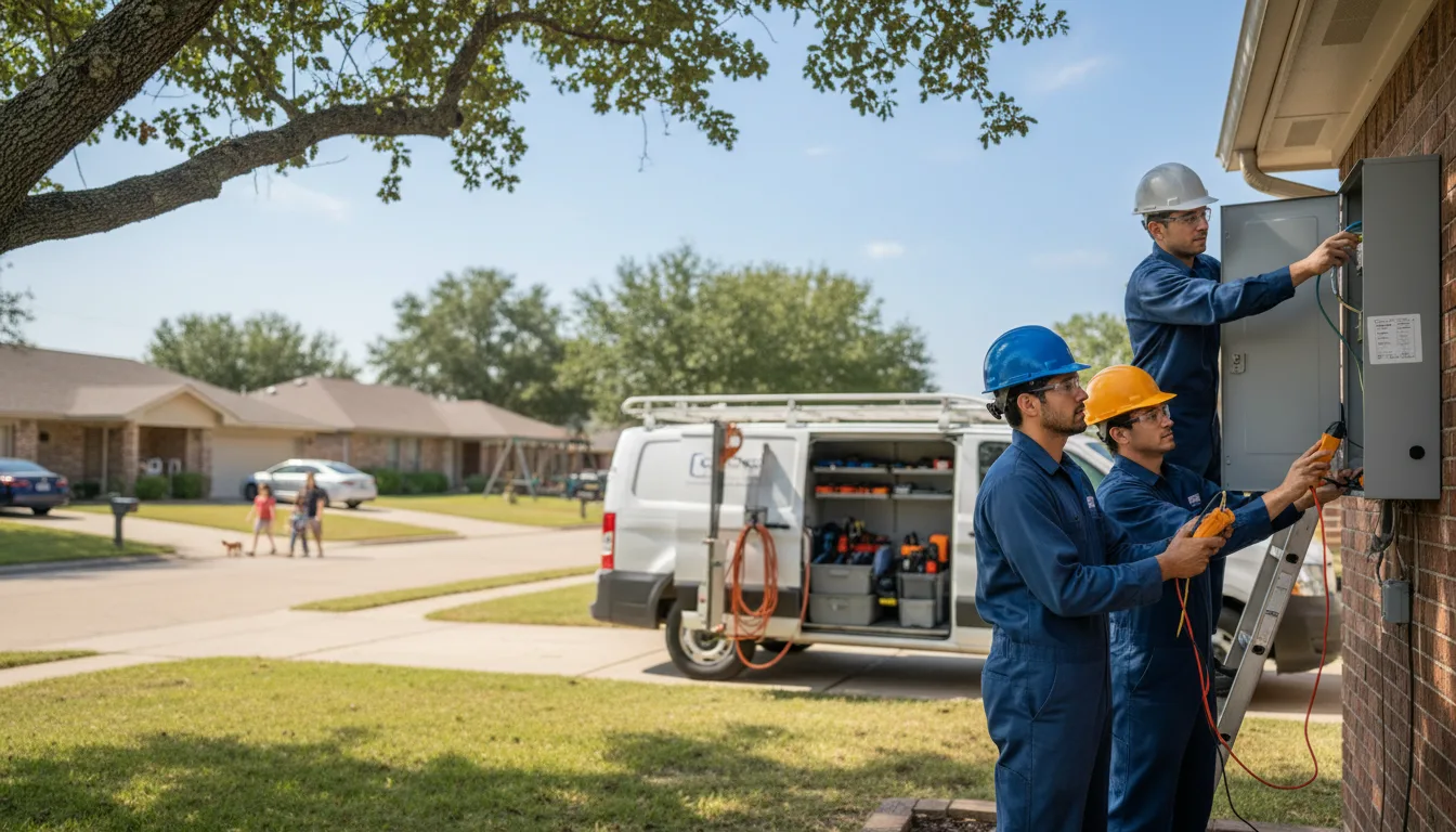 Certified electrician providing emergency electrical services in Eva, AL